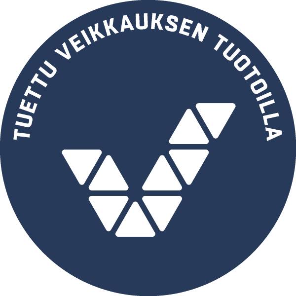 Tuettu Veikkauksen tuotoilla-logo.